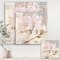 Designart - Elegance I Pink - Shabby Chic Canvas Art